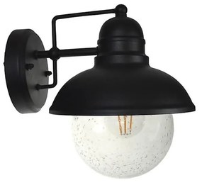 BOWI Vonkajšie nástenné svietidlo WILDA 1xE27/60W/230V IP44 čierna SKU013116