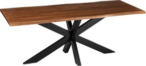 Obdĺžnikový jedálenský stôl s doskou z akáciového dreva Gerard Acacia- 200*90*76 cm