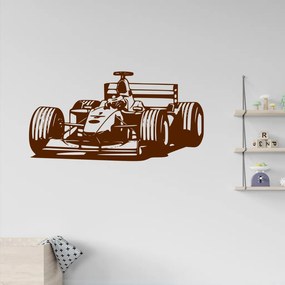 Veselá Stena Samolepka Formula Farba: hnědá, Veľkosť: 60 x 30 cm
