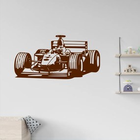 Veselá Stena Samolepka na stenu na stenu Formula Farba: hnědá, Veľkosť: 60 x 30 cm