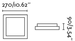 FARO 62983 - Stropné svietidlo TOLA 1 1xE27/20W/230V