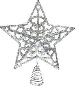 LED špic na stromček – hviezda 28 cm