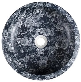 Sapho - Umývadlo na dosku PRIORI pr. 41 cm keramika/modrá