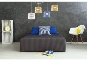 Závesné svietidlo Elegance Spider, 4x textilné tienidlo (mix 8 farieb), w