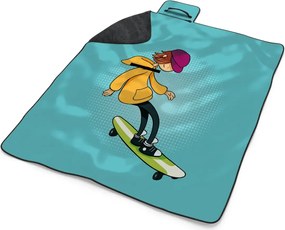 Sablio Plážová deka Skejťák: 200x140 cm