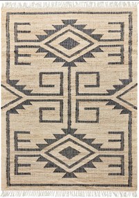 Diamond Carpets India, Ručne viazaný kusový koberec Trellis 2338 Natural, 140x200, béžová, chodba / predsieň