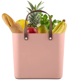 Nákupná taška, kabelka, plastová MULTIBAG staroružová, 25 l