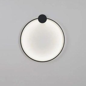 Toolight Toolight, LED nástenné svietidlo 40cm, 4000K, 17W, APP1386-CW, čierna matná, OSW-00910