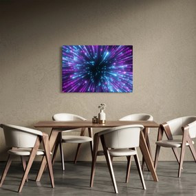 Obraz - Neónový priestor (90x60 cm)