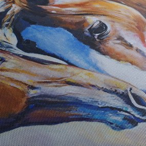 Obraz - Zamilované kone (90x60 cm)