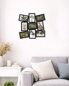 Nástenný fotorámik Cali Black 49,5x46,5 cm