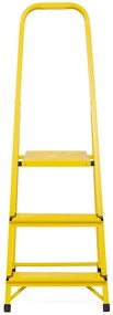 Elkop Oceľový rebrík žltý, 3 priečky