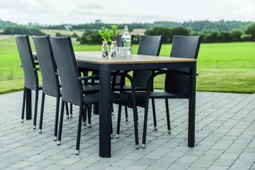 Záhradné ratanové kreslo ESSEN, antracit