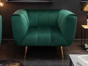 Kreslo Ablesse smaragdovo zelené