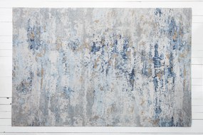 Koberec Abstrakt 350x240cm sivomodrý