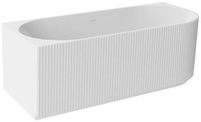 Voľne stojaca rohová  vaňa Denaya 150/75 Ľ + sifón zlatý