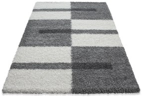Ayyildiz Kusový koberec GALA 2505, Světlá Šedá Rozmer koberca: 100 x 200 cm