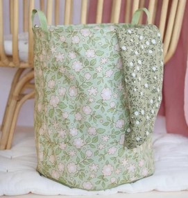 Úložný kôš na hračky kvety šalvia o 40 cm