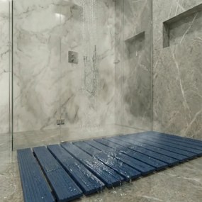 Kúpeľňová predložka modrá