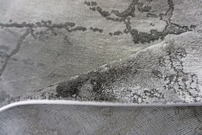 Koberec Elite 23282 GREY – sivý obdĺžnikový koberec so vzorom Rozmer: 60x100 cm