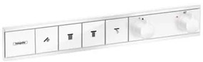 Sprchová batéria Hansgrohe Rainselect 4 bez podomietkového telesa matná biela 15382700