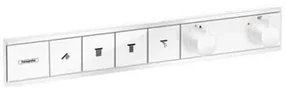 Sprchová batéria Hansgrohe Rainselect 4 bez podomietkového telesa matná biela 15382700