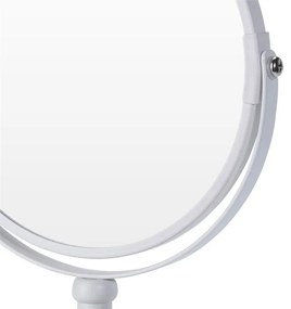Oboustranné zrcadlo s poličkou Pretty bílé