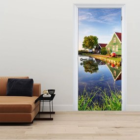 Fototapeta na dvere - Holandské mlyny (95x205cm)