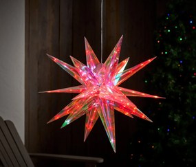 LED hviezda, opalizovaná