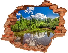 Fotoobraz diera na stenu Jazero v lese nd-c-99700033