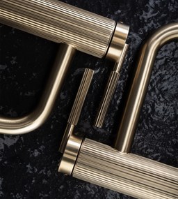 Rea Argon, umývadlová batéria h-165, zlatá matná, REA-B7801