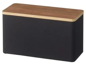 Čierny organizér s vekom z preglejky Yamazaki Rin