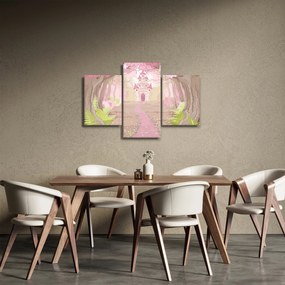 Obraz - Cesta do ružového kráľovstva (90x60 cm)