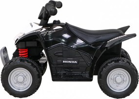 Ramiz Štvorkolka Honda 250X TRX na batérie čierna + klaksón + LED + ekokoža