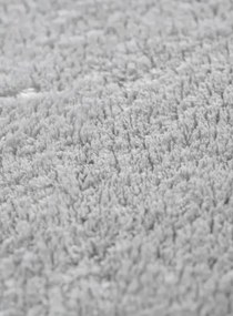 Protišmykový koberec MELLOW svetlosivý kruh