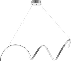 Toolight Toolight, LED závesné svietidlo 90cm, 26W, 3000K, LHJ025-CP, chrómová, OSW-60016