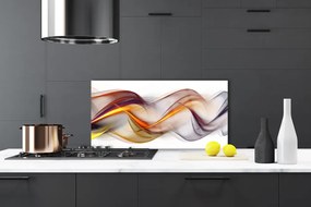 Sklenený obklad Do kuchyne Abstrakcia umenie 125x50 cm