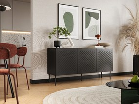 Cama Komoda Siena 150 - čierna