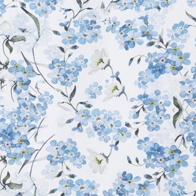 ZÁVES NA KRÚŽKOCH NOA 140X250 CM KVETY