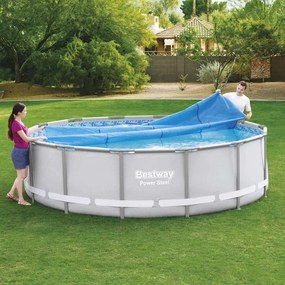 Bestway Sol&aacute;rna baz&eacute;nov&aacute; plachta Flowclear 427 cm 92089
