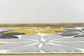 VANHOUTTE GRAFITOVÝ MEDOVÝ KOBEREC DO OBÝVAČKY POD STOLÍK LUNA 200 x 290 cm