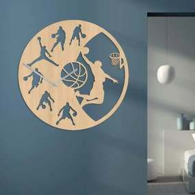 Nástenné hodiny s tichým chodom z dreva – Perfektný štýl I SENTOP HDF0449