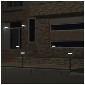 LED solárna lampa so senzorom LED/2W/3,7V 1200 mAh IP44 50 cm