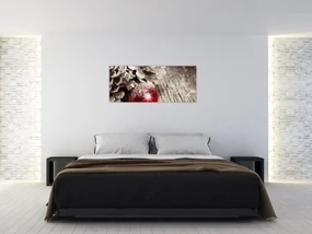 Obraz - Vianočné ozdoby (120x50 cm)