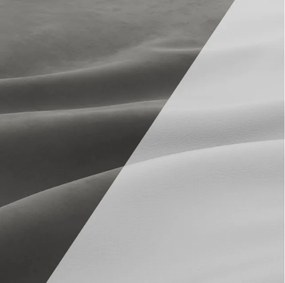 Rohová rozkladacia sedačka AURORA ľavá tmavosivá / biela