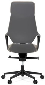 Autronic BONTEC Kancelárske kreslo, synchrónny mechanizmus, šedá ekokoža, KA-T8426 GREY Farba: Modrá