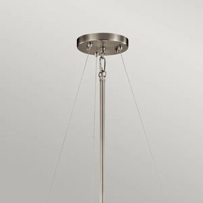 Kichler KL-SILVER-CORAL-P-A - Luster na tyči SILVER CORAL 3xE27/100W/230V chróm