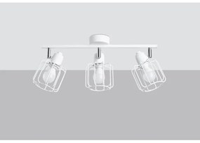 Sollux SL.1113 - Bodové svietidlo BELUCI 3xE14/40W/230V biela