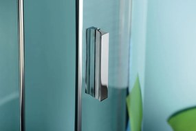 Polysan Polysan, ZOOM LINE štvrťkruhová sprchová zástena 900x900mm, číre sklo, ľavá, ZL2615L