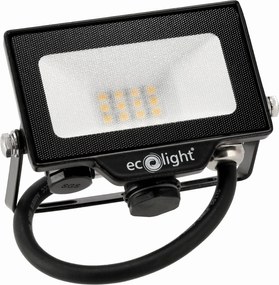 ECOLIGHT LED reflektor 10W 2v1 - neutrálna biela